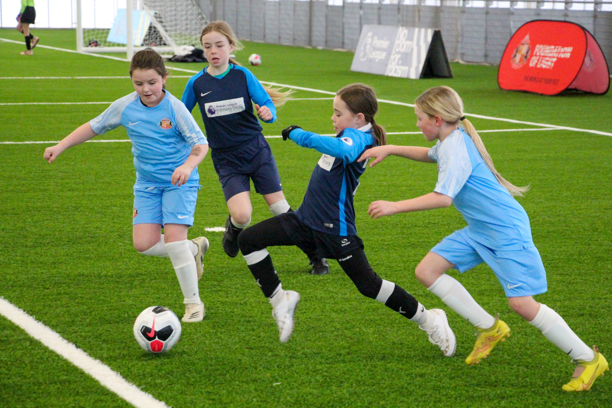 Local schoolchildren impress as Beacon hosts national football tournament 