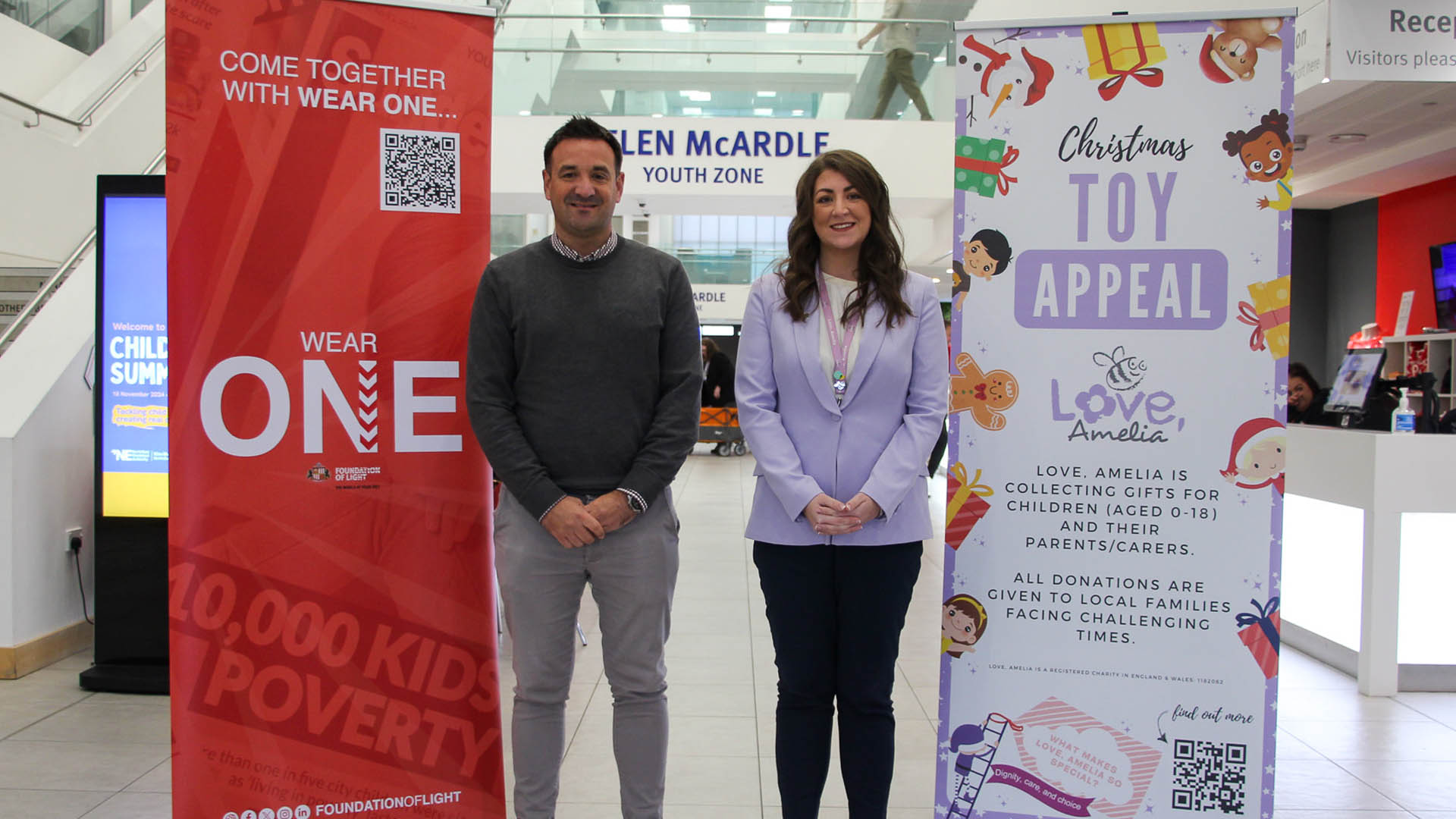 Christmas drop-off point for Love Amelia and Sunderland Foodbank donations