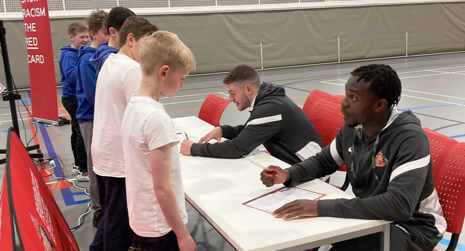 SAFC duo join Show Racism Red Card event