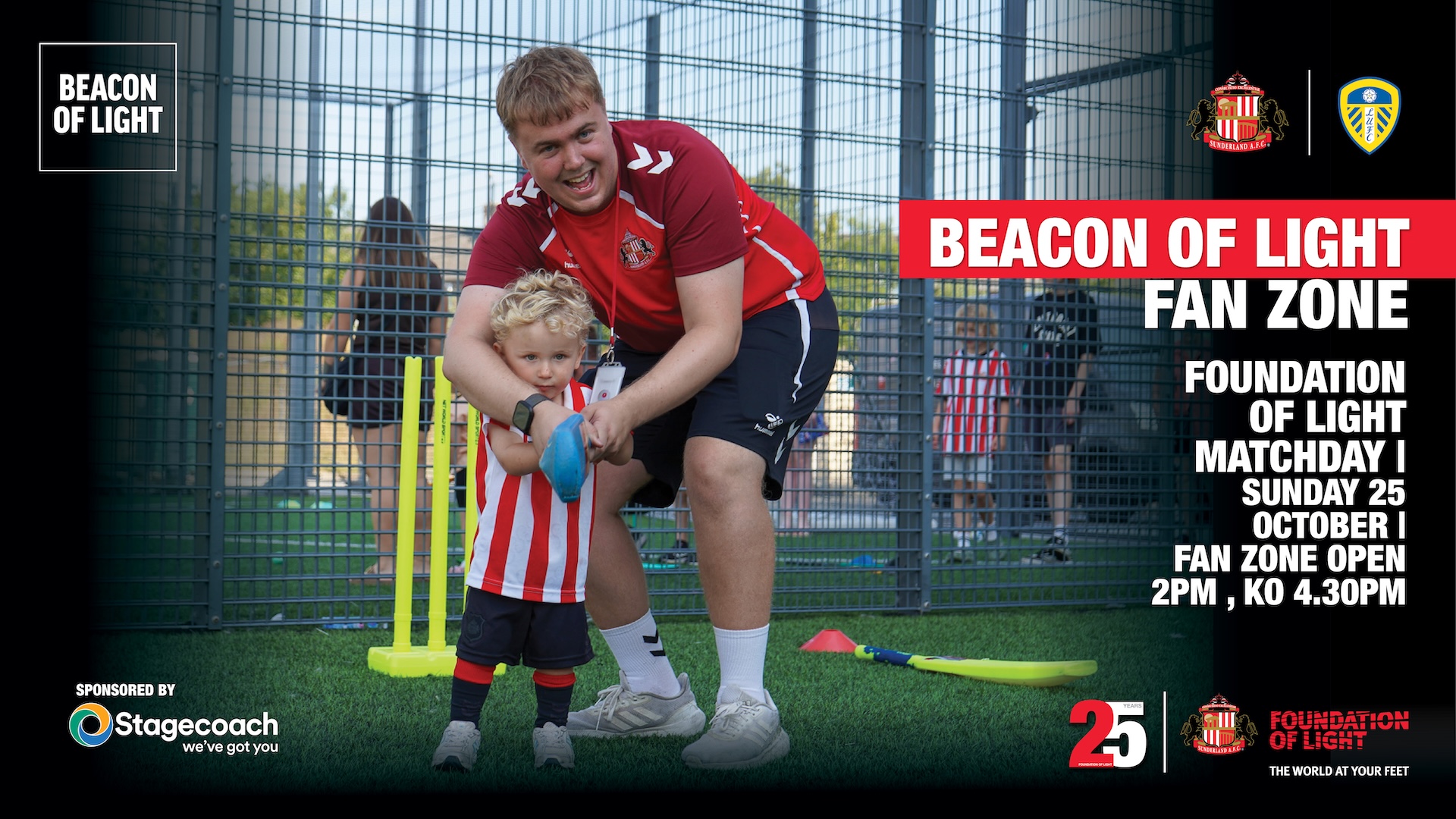 Bumper Fan Zone to celebrate Foundation's 25th Birthday