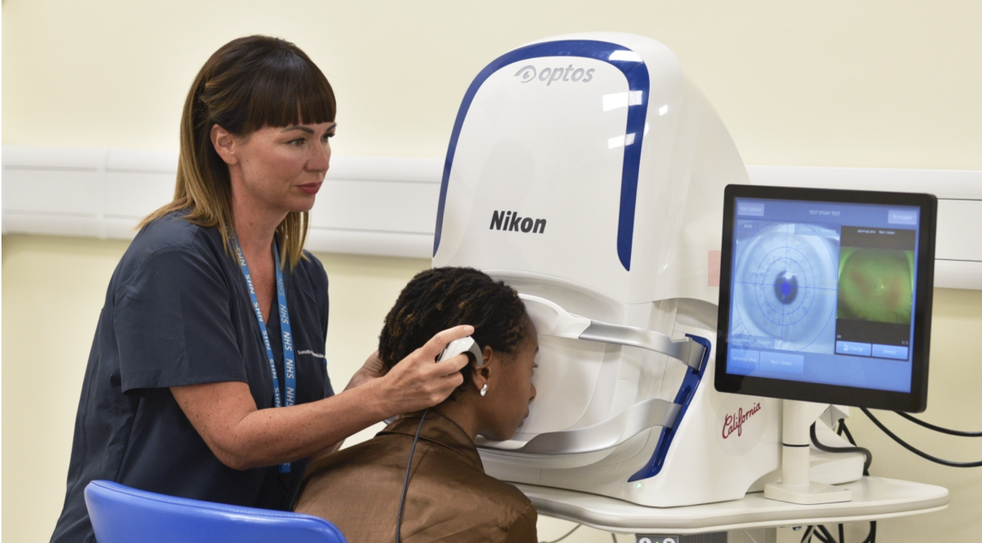 New community hub for eye checks gets ready for kick off
